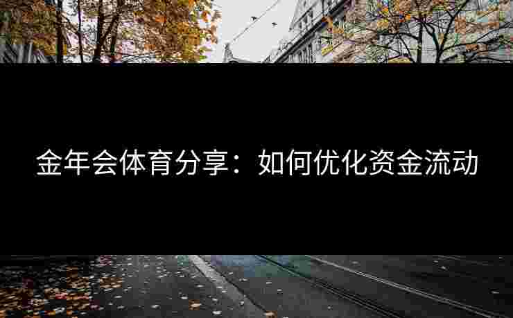 金年会体育分享：如何优化资金流动